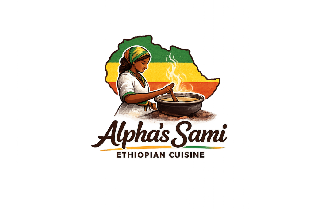logo for Alpha's Sami Ethiopian Cuisine food cart