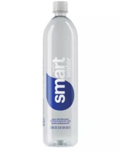 Smart water (bottle blue label)